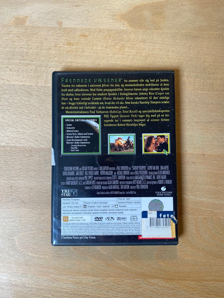 Starship Troopers (1997), DVD,