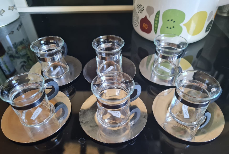 Glas 6 stk espresso kopper Bodum