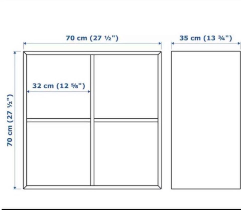 Reol, Eket reol fra IKEA , b: 70 d: 35