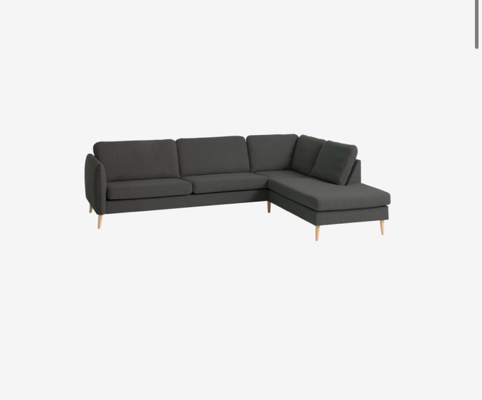 Hjørnesofa, polyester, 4 pers.