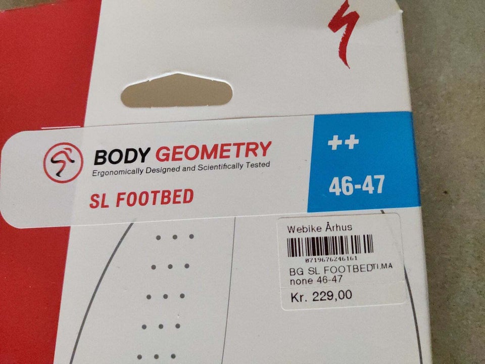 Andet, Body Geometry. S_ Footbed.,