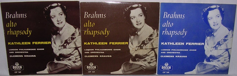 LP, Kathleen Ferrier, Blandet