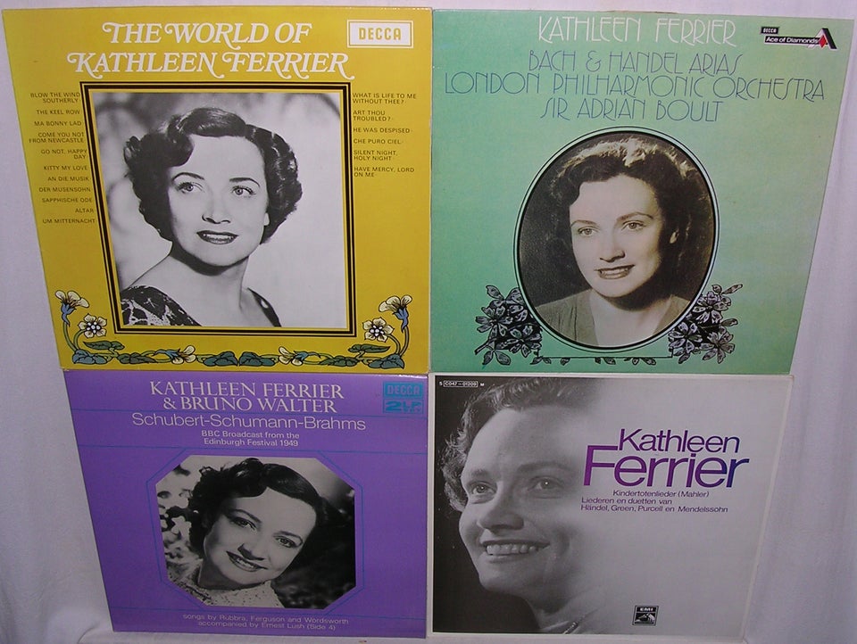 LP, Kathleen Ferrier, Blandet