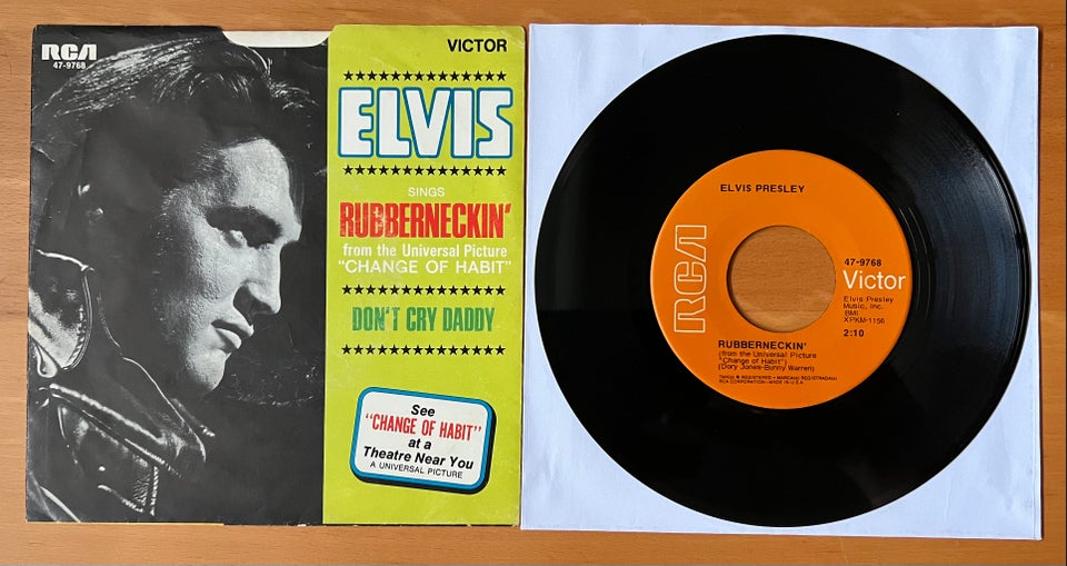 Single, Elvis, Don’t Cry Daddy /