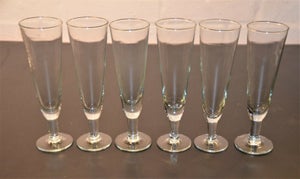 Glas champagne fløjter