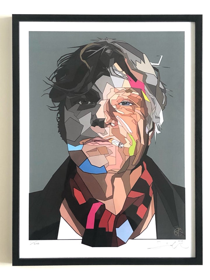 Grafisktryk , SK, motiv: Kim Larsen