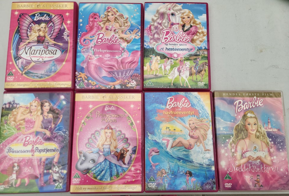 Barbie dvd, DVD, tegnefilm