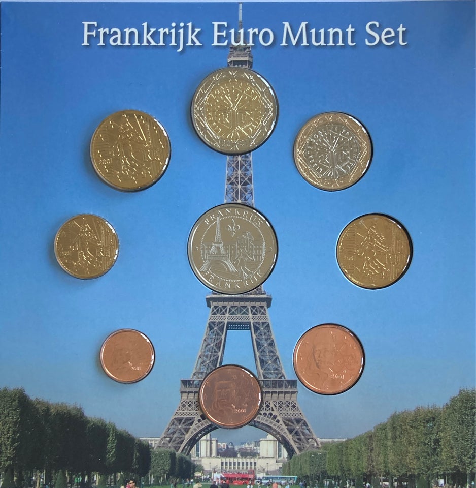 Euro, mønter, 2001