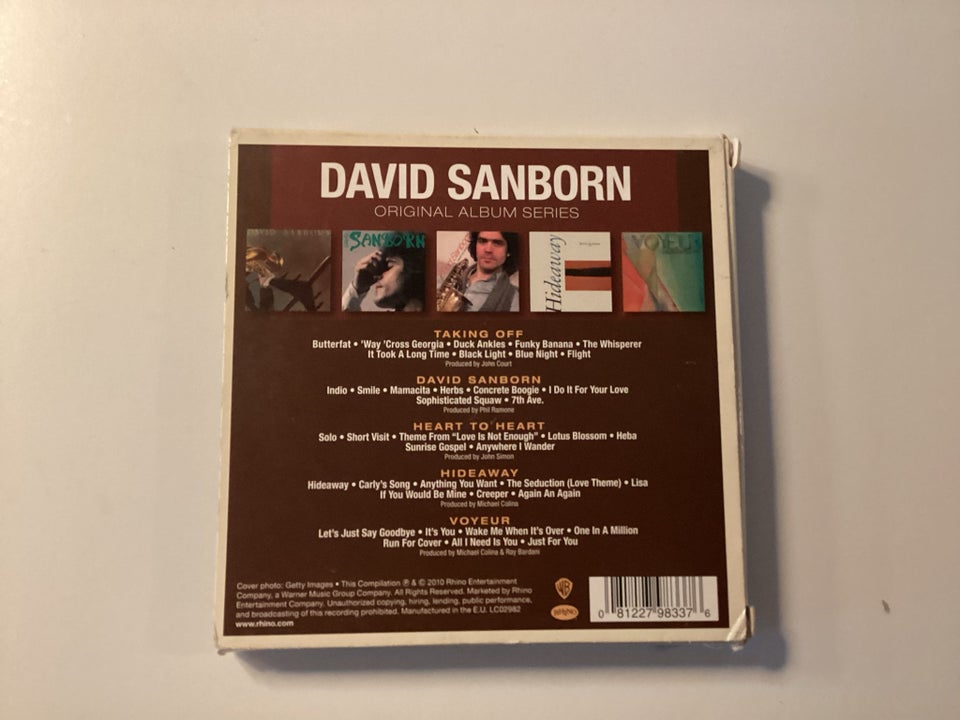 David Sanborn: Originals Album,