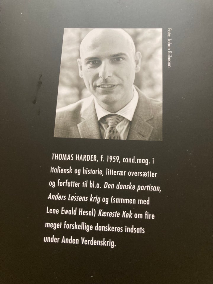 Besættelsen, Thomas Harder, emne: