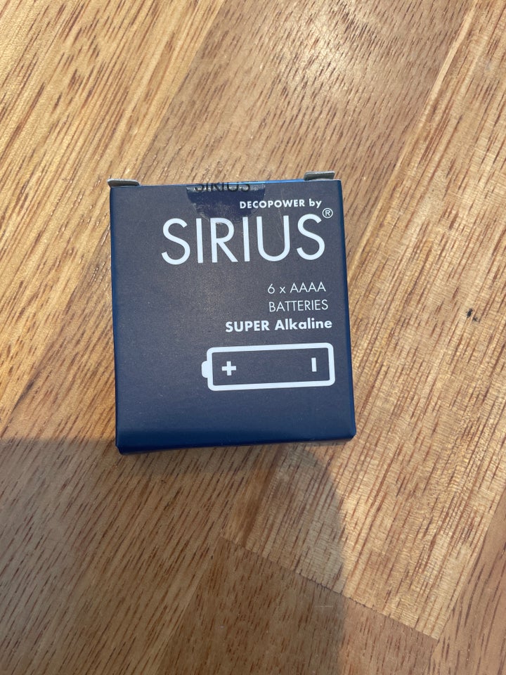 Sirius aaaa batterier  Sirius