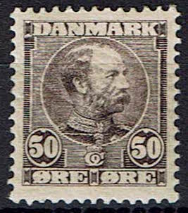 Danmark, ustemplet, bogtryk