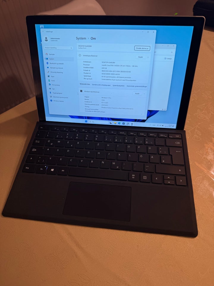 Microsoft Surface Pro 6, Core i5 - op