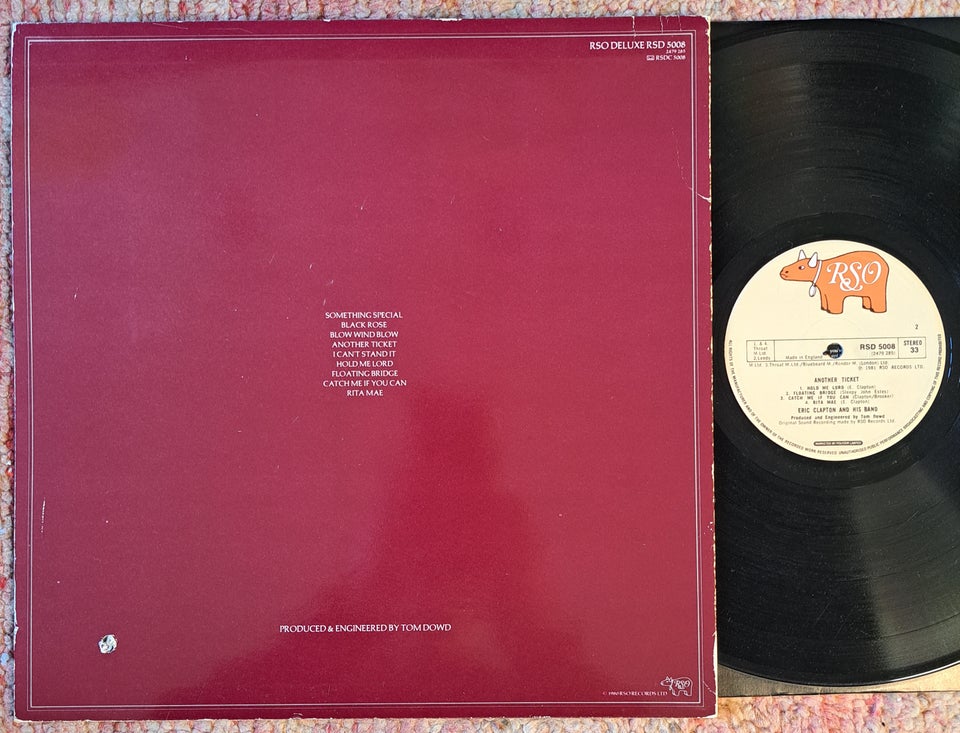 LP, Eric Clapton, Another Ticket