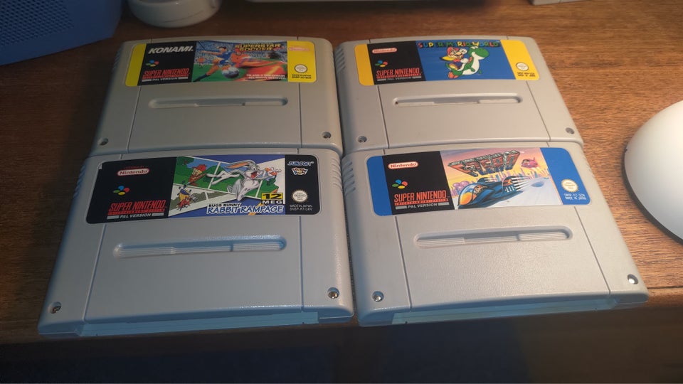 Diverse 4 snes spil Super