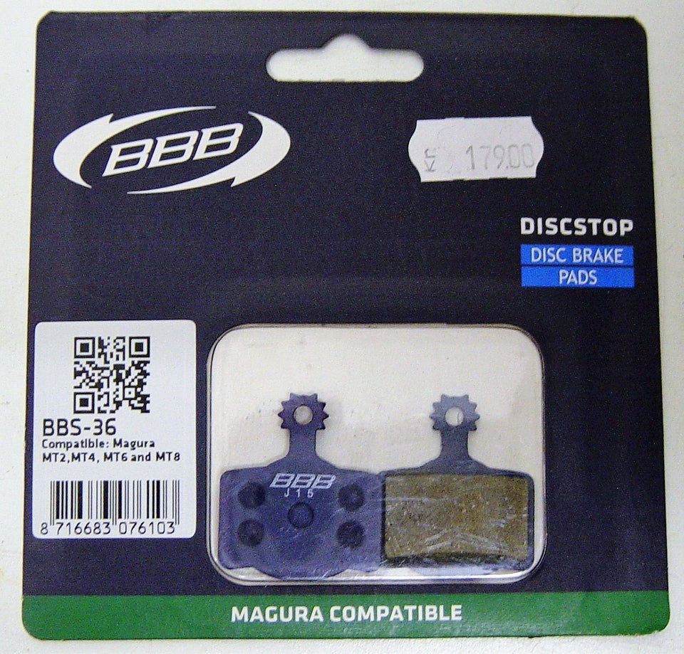 Bremseklodser, Disc brake pads