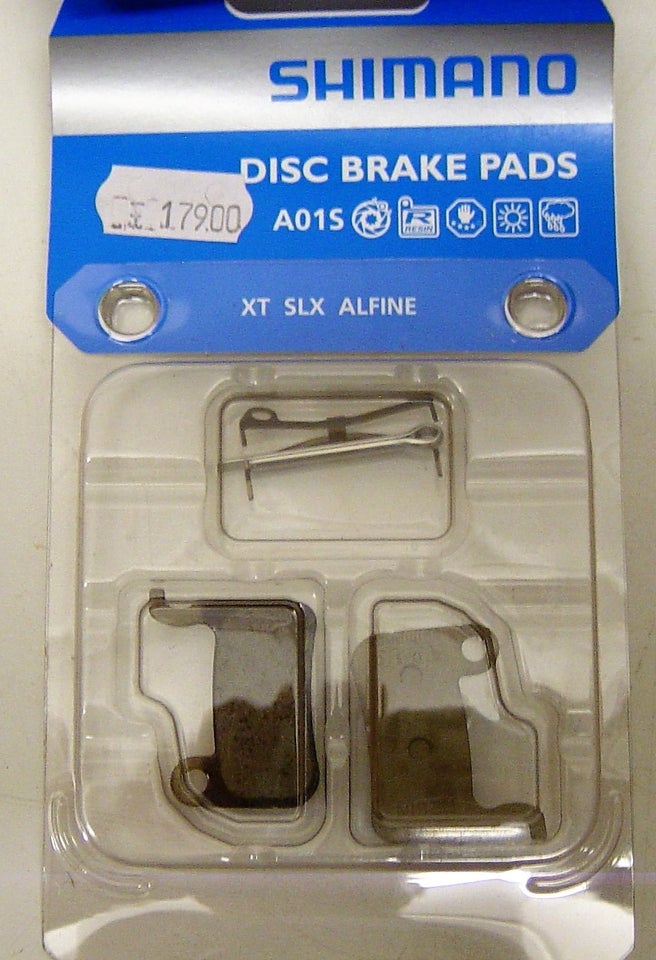 Bremseklodser, Disc brake pads