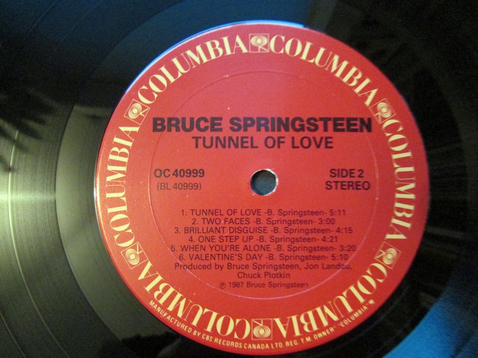 LP, BRUCE SPRINGSTEEN, TUNNEL OF