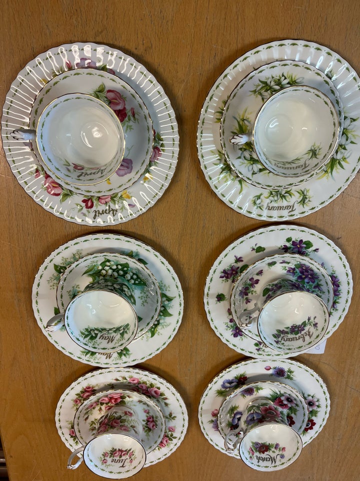 Porcelæn, Kop, underkop og