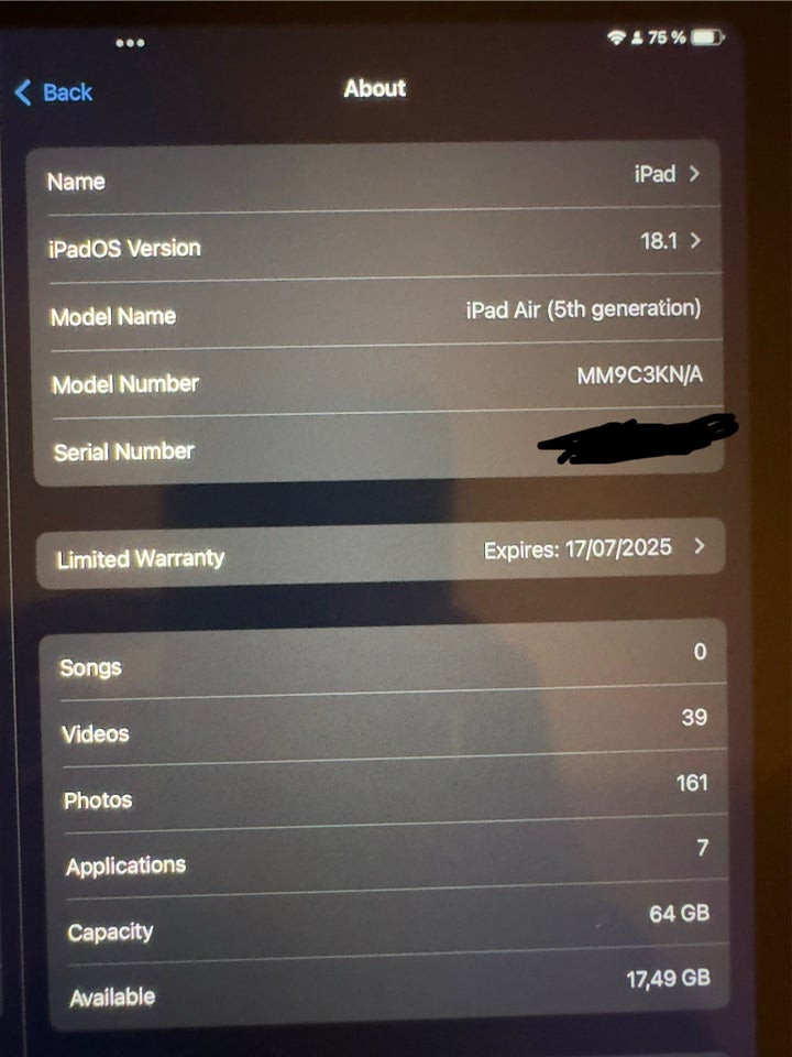 iPad Air 5, 64 GB, Perfekt