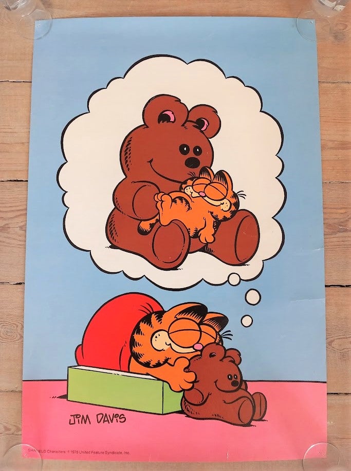 Plakat Garfield retro