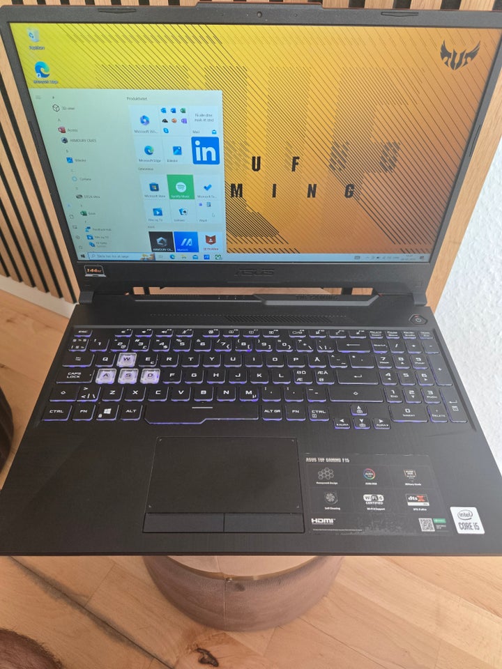 Asus Tuf gaming, Core i5 GHz, 8 GB ram