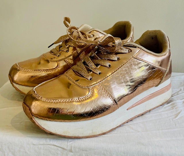 Sneakers, str. 37, Guld