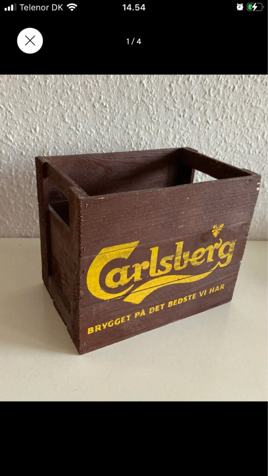 Gl Carlsberg ølkasse Carlsberg