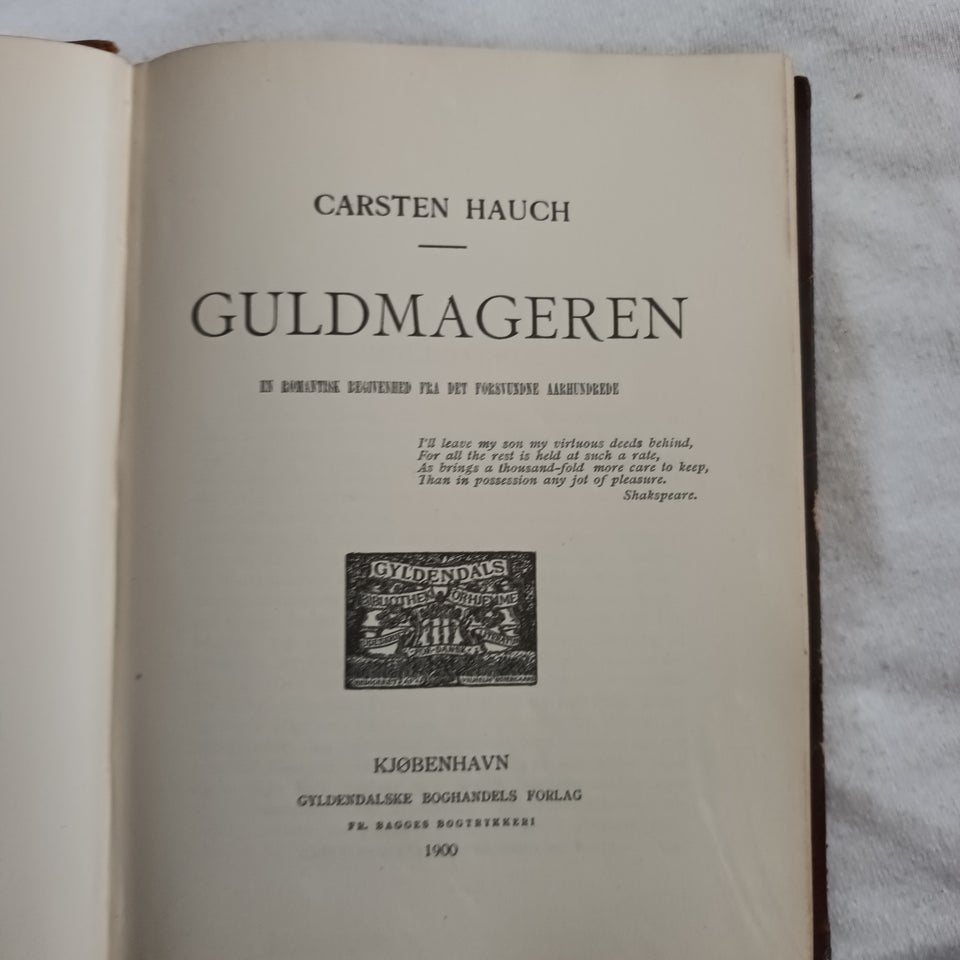 Guldmageren, Carsten Hauch,