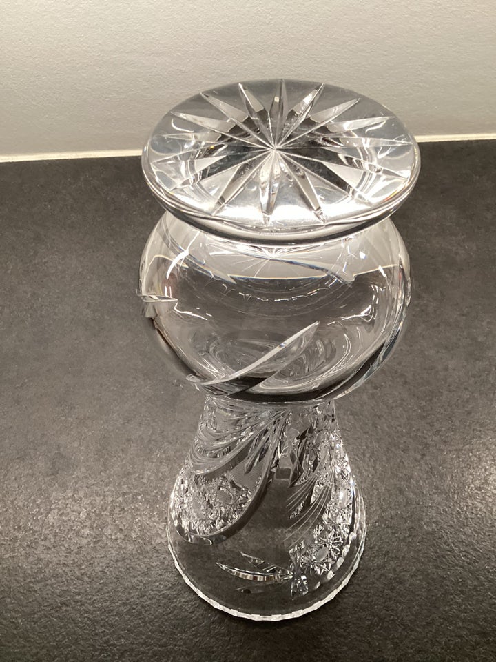 Krystal vase Krystal Ukendt