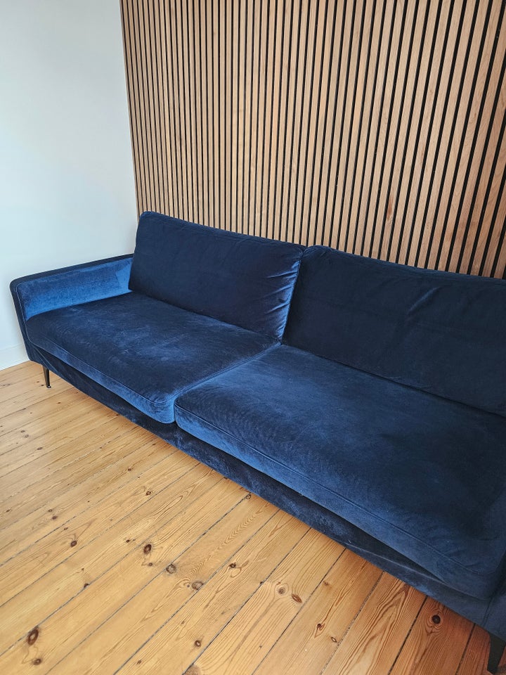 Sofa, velour, 3 pers.