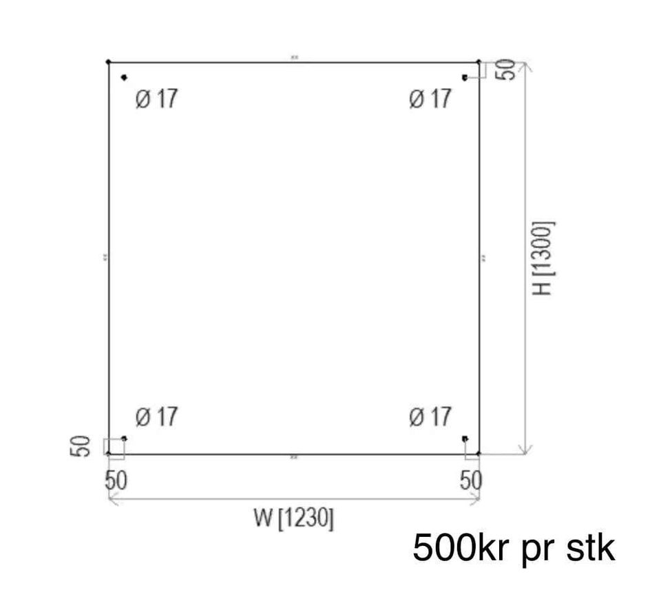 Andet vindue, b: 123 h: 130