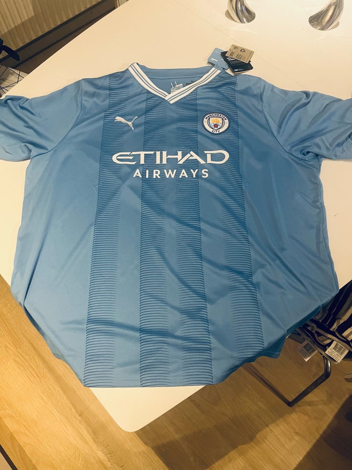 Fodboldtrøje, Man City, str. 3XL