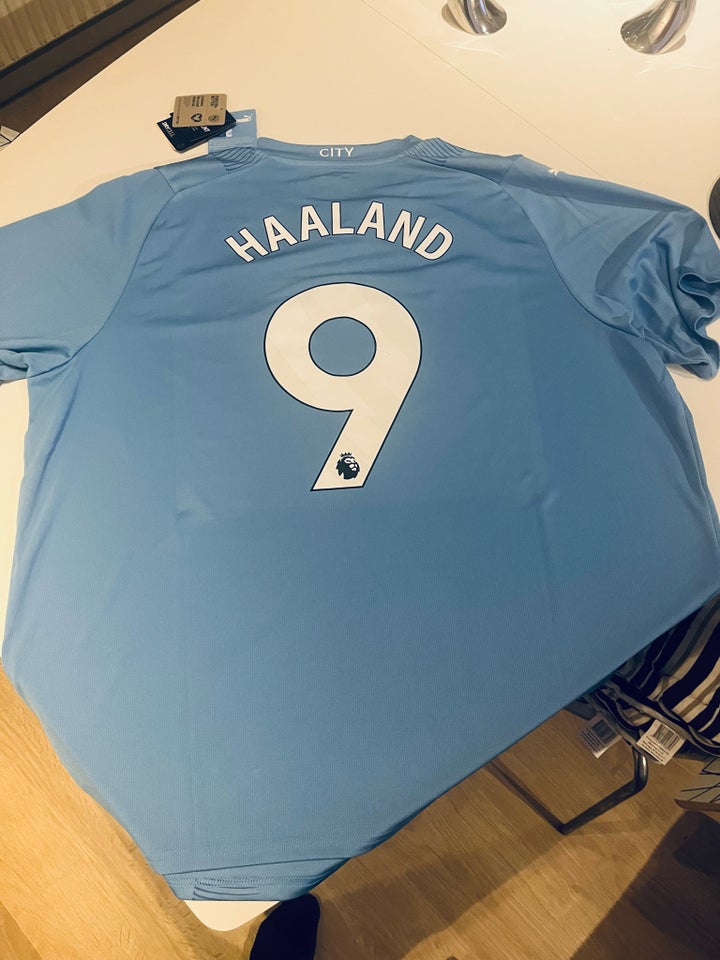 Fodboldtrøje, Man City, str. 3XL