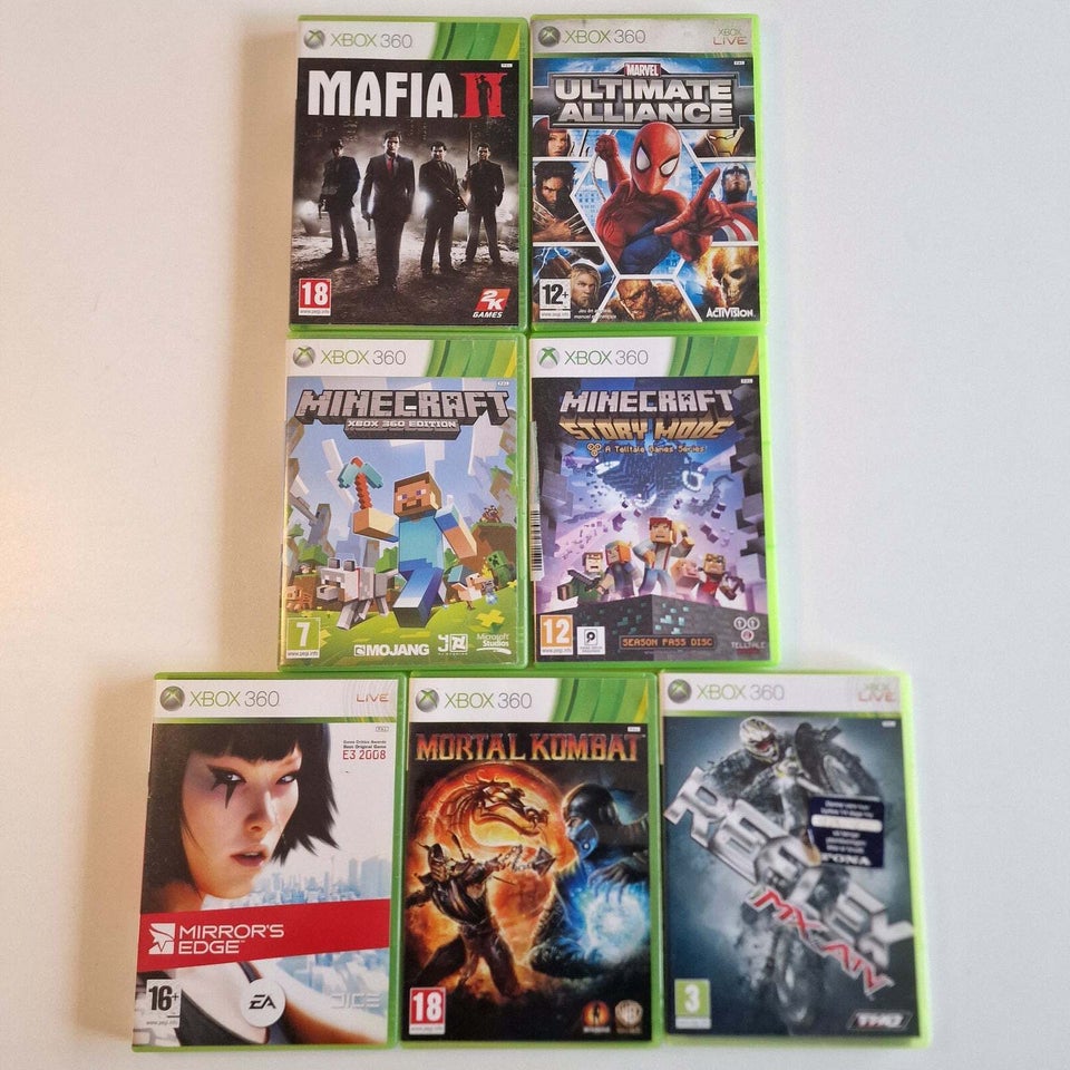 Blandet Lot Xbox 360 M-W, Xbox 360,