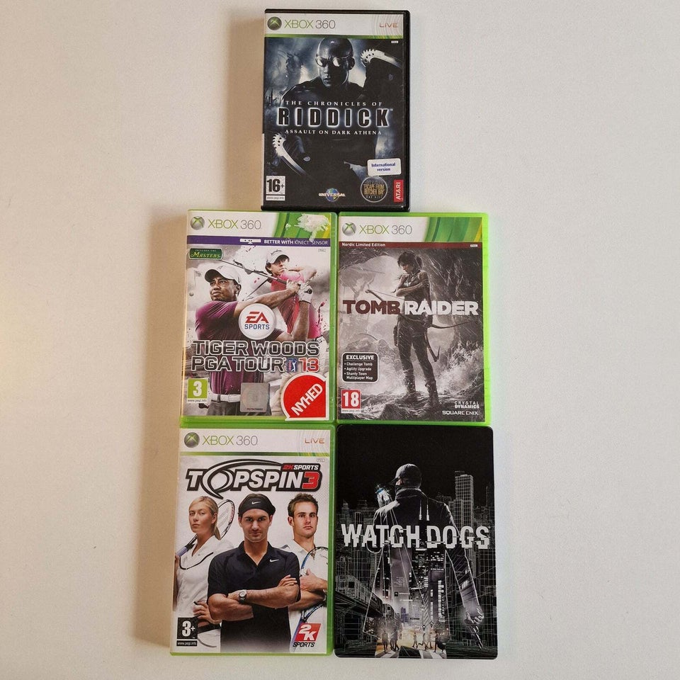 Blandet Lot Xbox 360 M-W, Xbox 360,