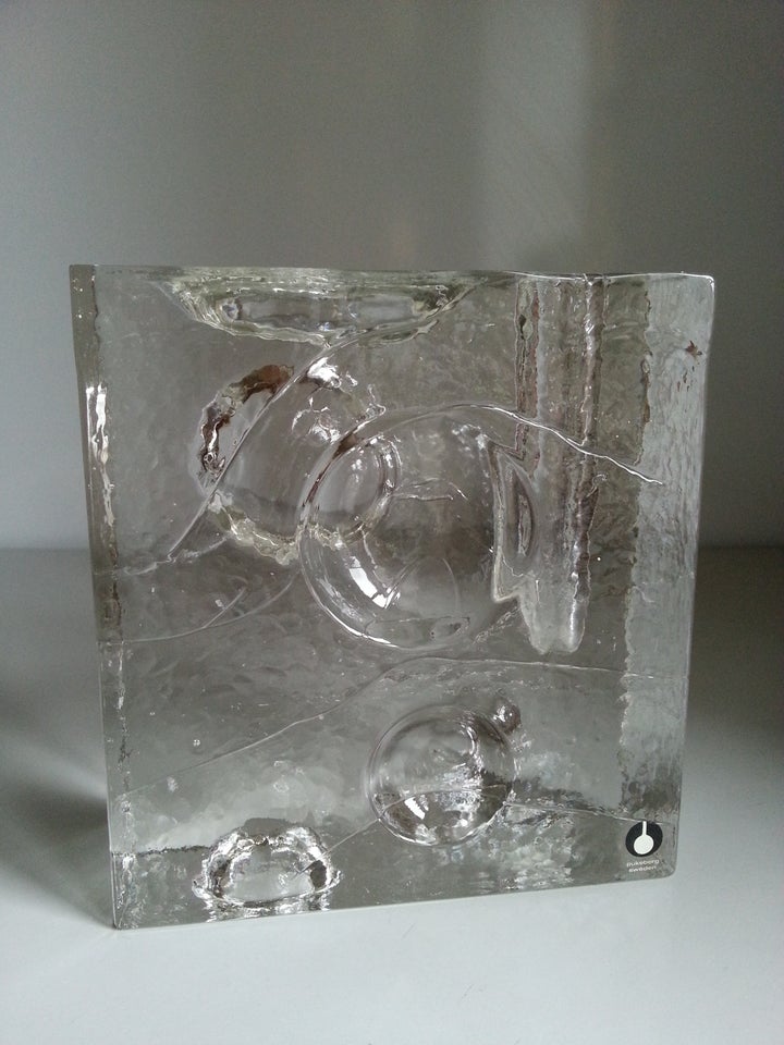 Glas Vase Skulptur PUKEBERG