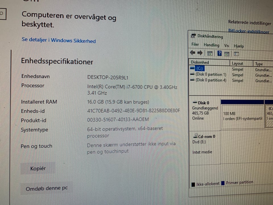 HP, EliteDesk 800 G3 SFF, 3,40 Ghz