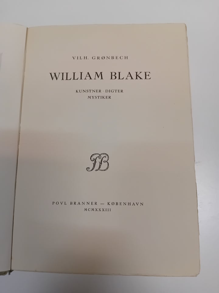 William Blake: Kunstner - Digter -