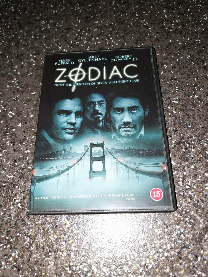 ZODIAC, DVD, thriller