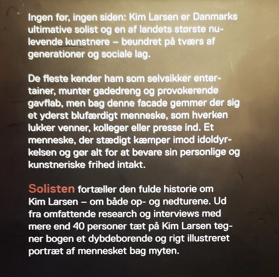 SOLISTEN, historien om KIM LARSEN,