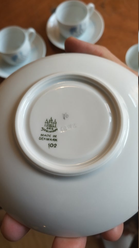 Porcelæn, stel, bing og grøndal