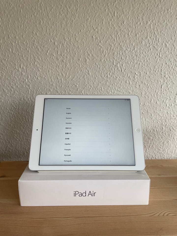 iPad Air, 16 GB, hvid