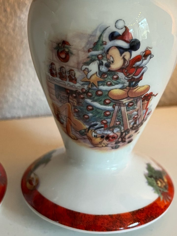 Porcelæn, 2 Disney Lysestager