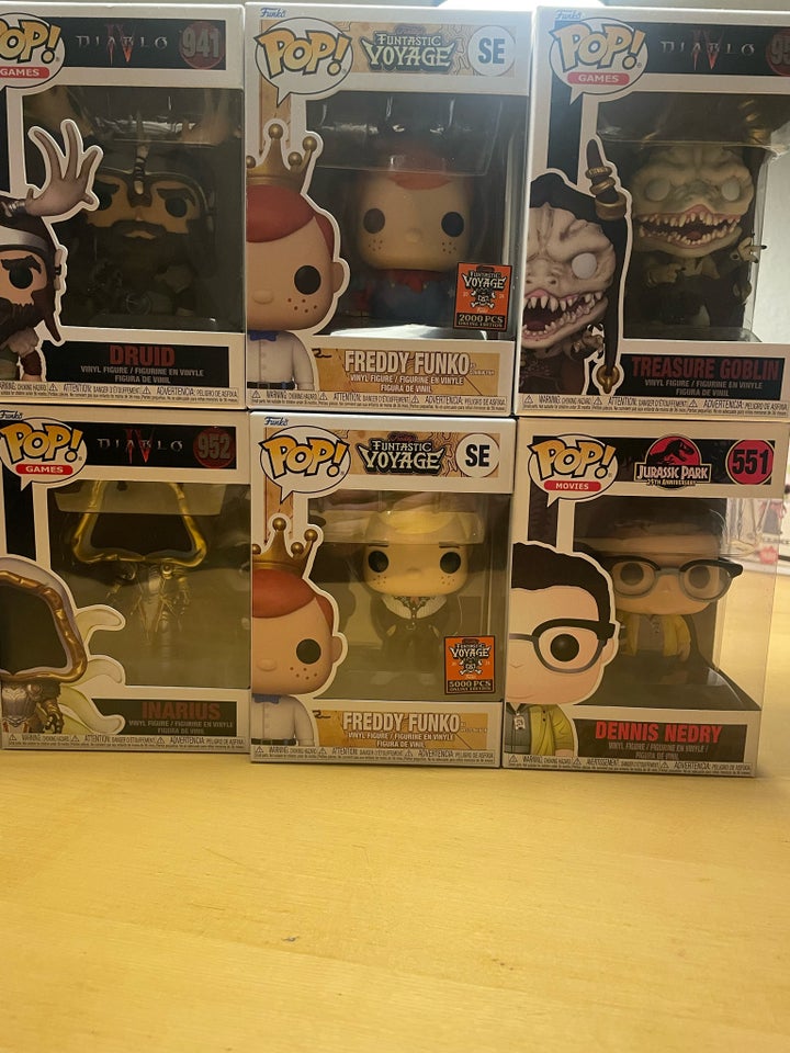 Funko pops - Jurassic - Freddy -