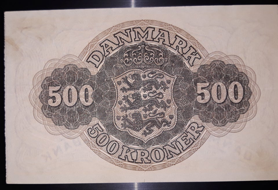 Danmark, sedler, 500