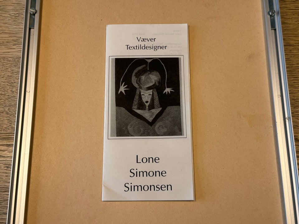 Vævet billede Lone Simone