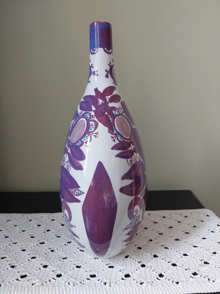 Fajance, Vase, Aluminia