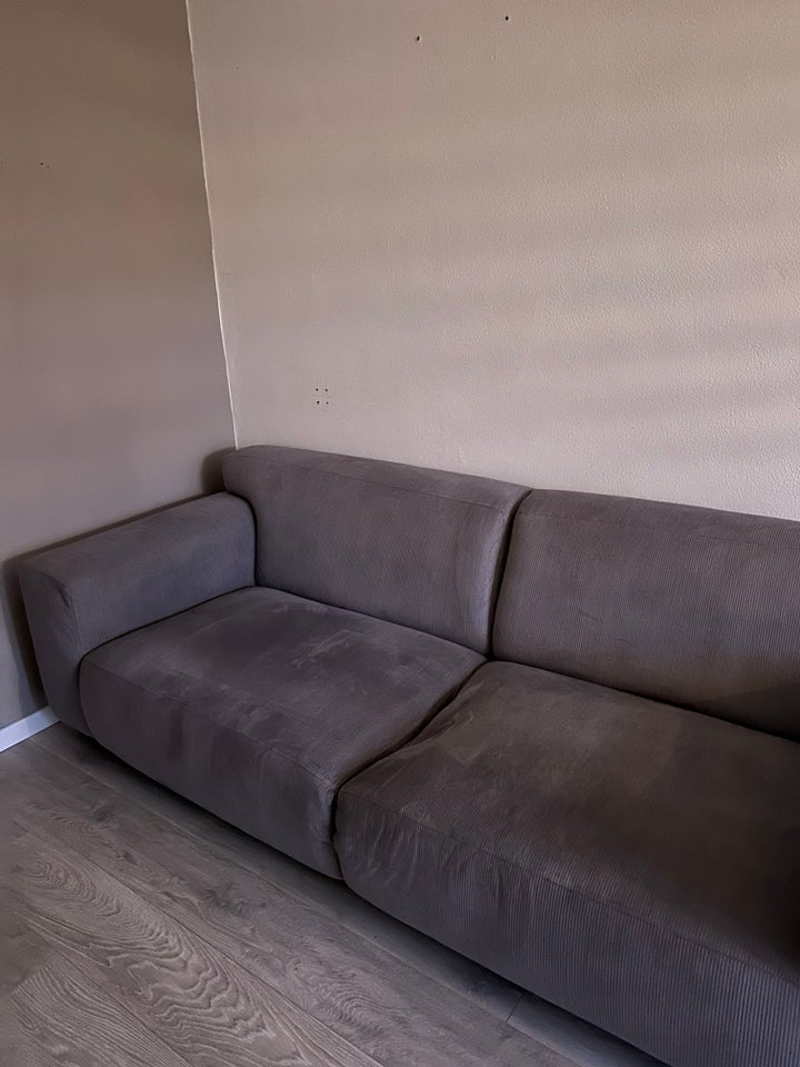 Sofa, fløjl, 3 pers.