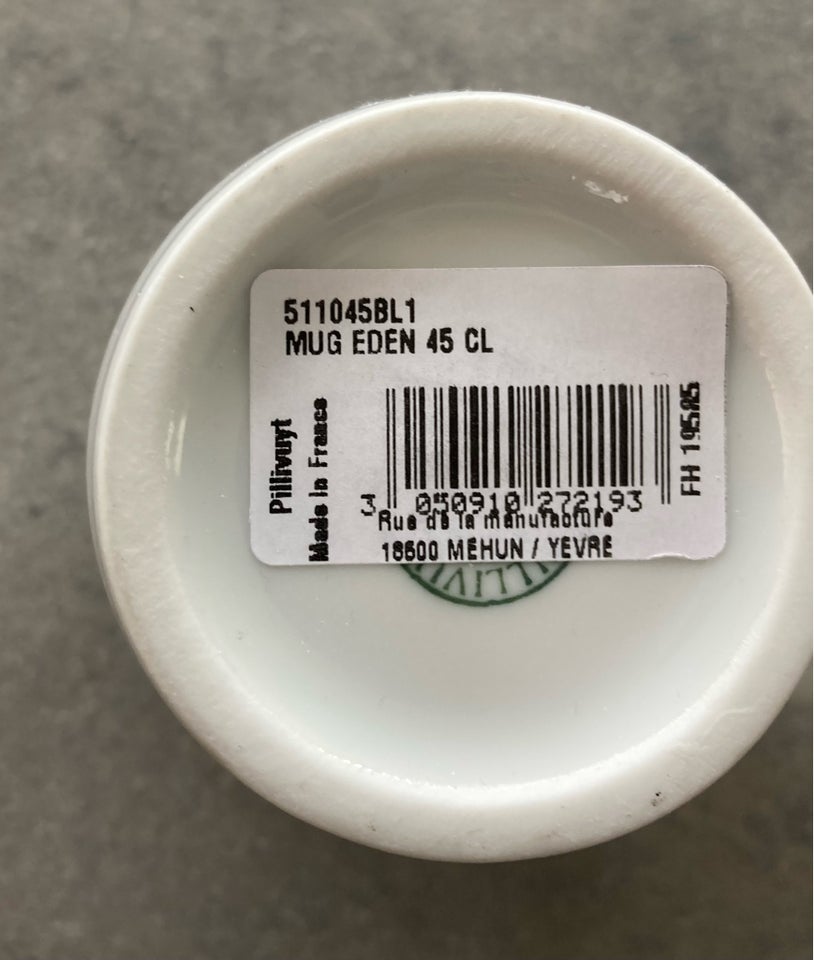 Porcelæn Krus 45 cl Pillivuyt